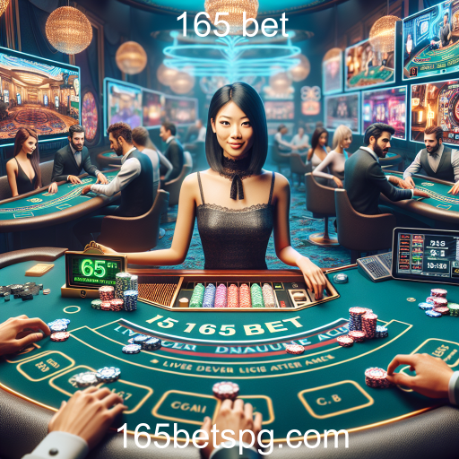 Atração dos Jogos de Live Dealers no 165 Bet